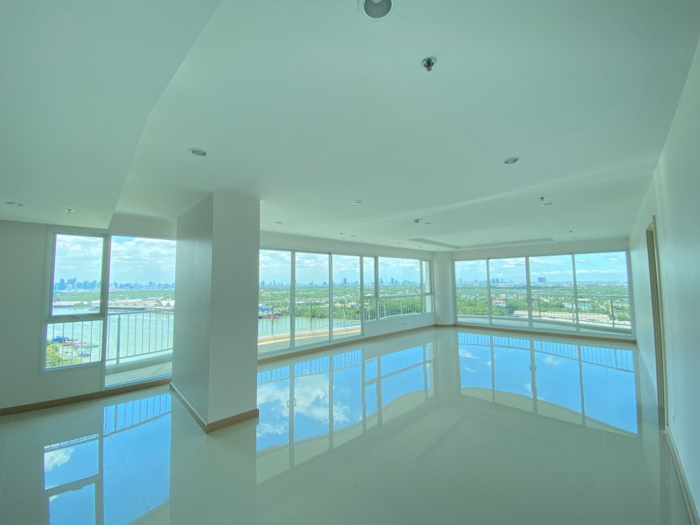 For SaleCondoRama3 (Riverside),Satupadit : ● Unfinished ● 15+ Floor, Tower A, 3 Beds, 294.22 sq.m., Chao Phraya river view | Near Terminal 21 on Rama 3 7 mins.