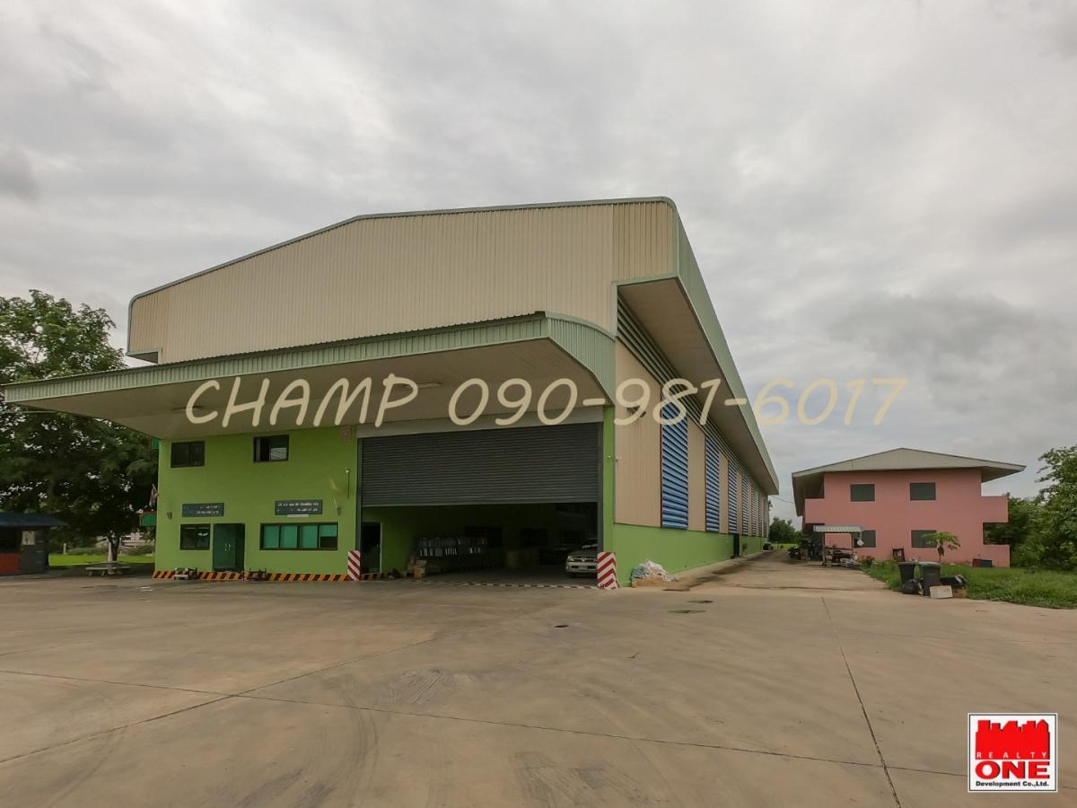 For SaleFactoryNonthaburi, Bang Yai, Bangbuathong : Factory for sale with house, area 4-1-6 rai, Lat Lum Kaeo intersection, next to Road 346.