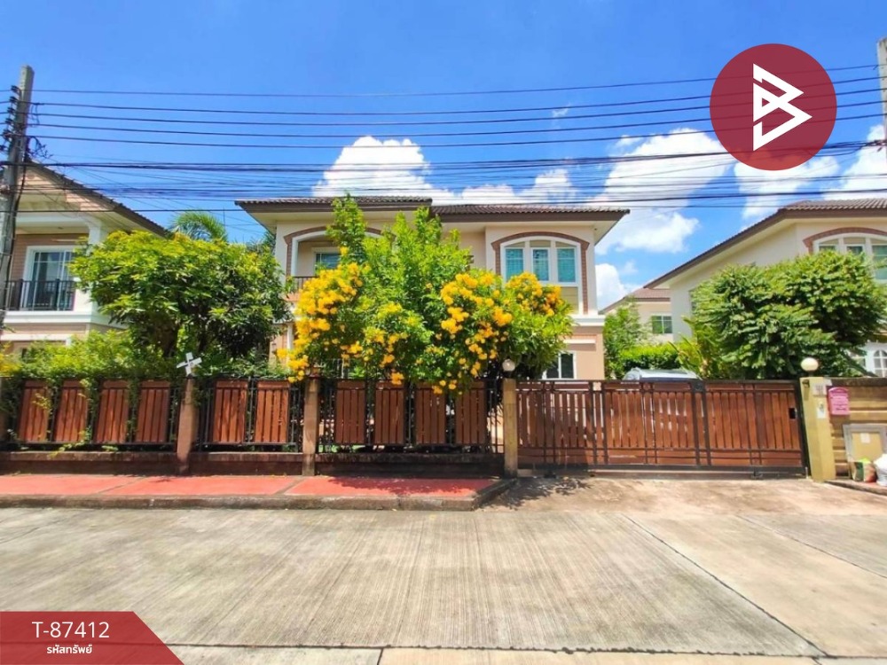 For SaleHouseSamut Prakan,Samrong : Single house for sale Passorn Village 28 King Kaew - Thorn Daeng, Samut Prakan