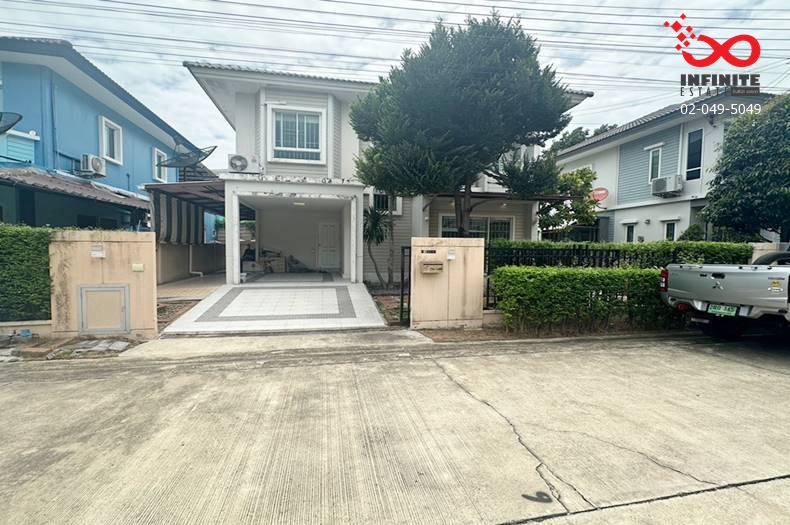 For SaleHouseNonthaburi, Bang Yai, Bangbuathong : 2-story detached house for sale, 58.6 square meters, Pruksa Village 28 Scenery Rattanathibet – Bang Yai, Kanchanaphisek Road.