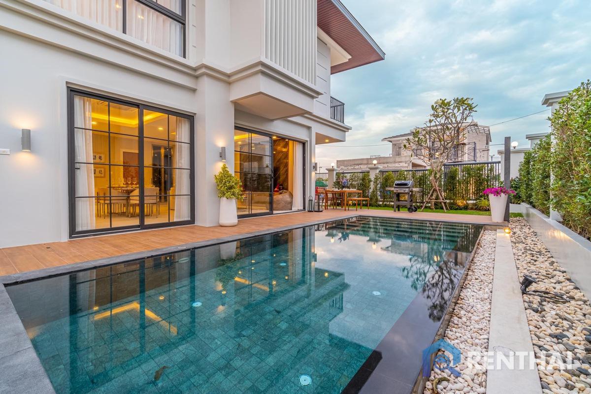 For SaleHousePattaya, Bangsaen, Chonburi : Brand new pool villa in the hear of Pattaya City, Close to international school.