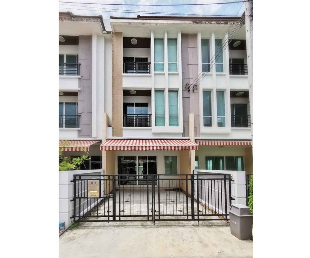 For SaleTownhouseEakachai, Bang Bon : S-HSTT101 Townhome for sale, Baan Klang Muang Sathorn-Taksin 2 project, 3 floors, size 21.3 sq w, usable area 150 sq m, 3 bedrooms, 3 bathrooms, 5.871 million 063-759-1967