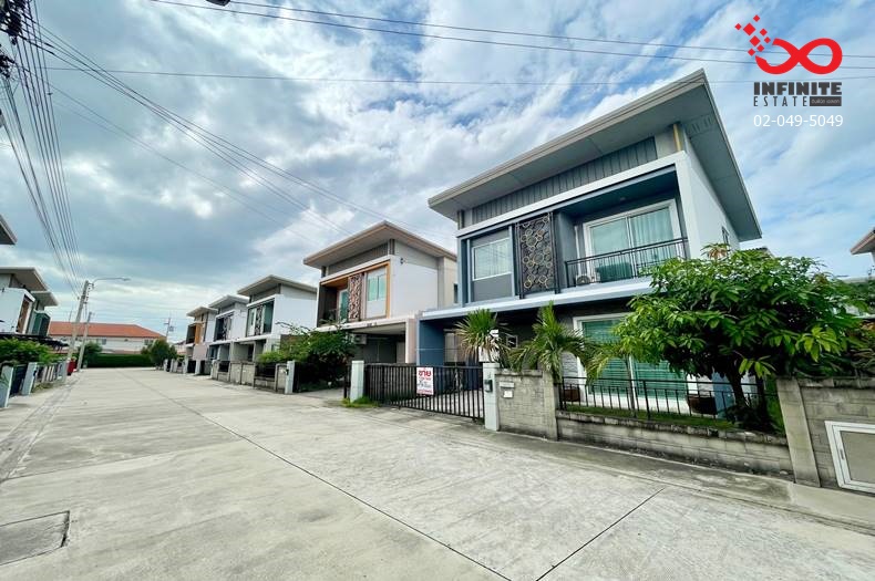 For SaleHouseNonthaburi, Bang Yai, Bangbuathong : 2-story semi-detached house for sale, 35 square meters, Golden Neo Chaiyaphruek-Wongwaen Bang Kruai-Bangkok Road