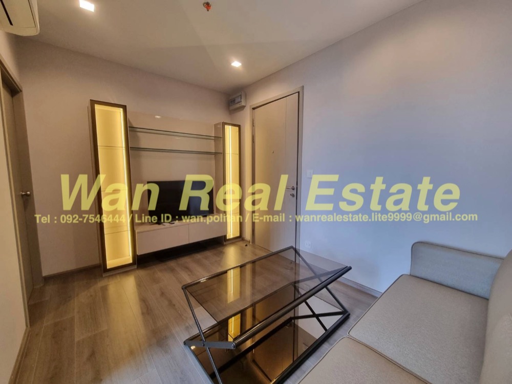 For RentCondoRattanathibet, Sanambinna : For rent: Politan Aqua, 31st floor, size 30 sq m., beautifully decorated, river view, new room, never been rented.