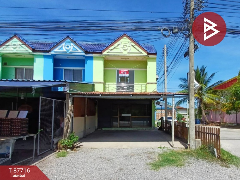 For SaleShophouseSamut Songkhram : 2-story commercial building for sale, area 32.2 square meters, Mae Klong, Samut Songkhram.