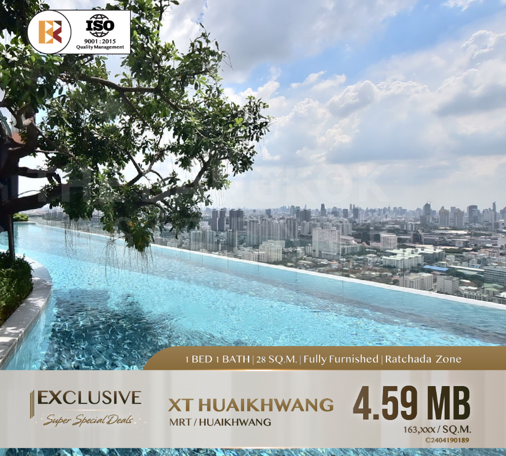 For SaleCondoRatchadapisek, Huaikwang, Suttisan : 💥”Exclusive Only At The Bangkok Residence”💥 Good quality condos selected from The Bangkok Residence!!