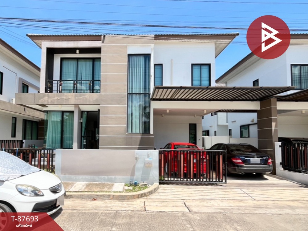 For SaleHouseMahachai Samut Sakhon : Single house for sale D Bangtorad Rama 2 Village, Samut Sakhon