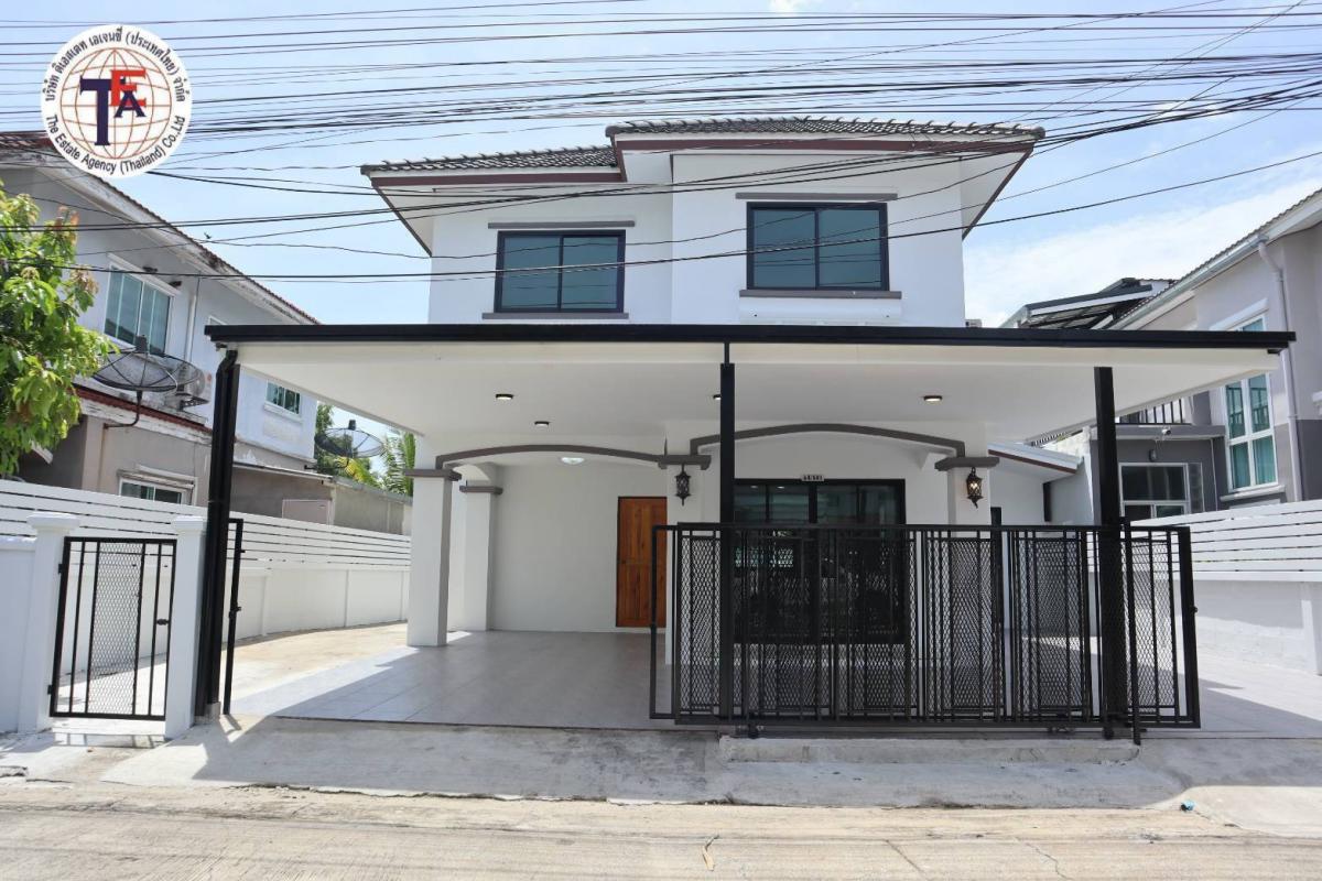 For SaleHouseNawamin, Ramindra : 2-storey detached house for sale, KC Garden Home Village 10, Nimitmai 40, Minburi, Ramkhamhaeng, Romklao, Sam Wa Tawan Taek, Lam Luk Ka, Hathairat, Ramintra, Satri Wittaya School 2, Land Department District Office. Sarasas School Khlong Sam Wa District Of