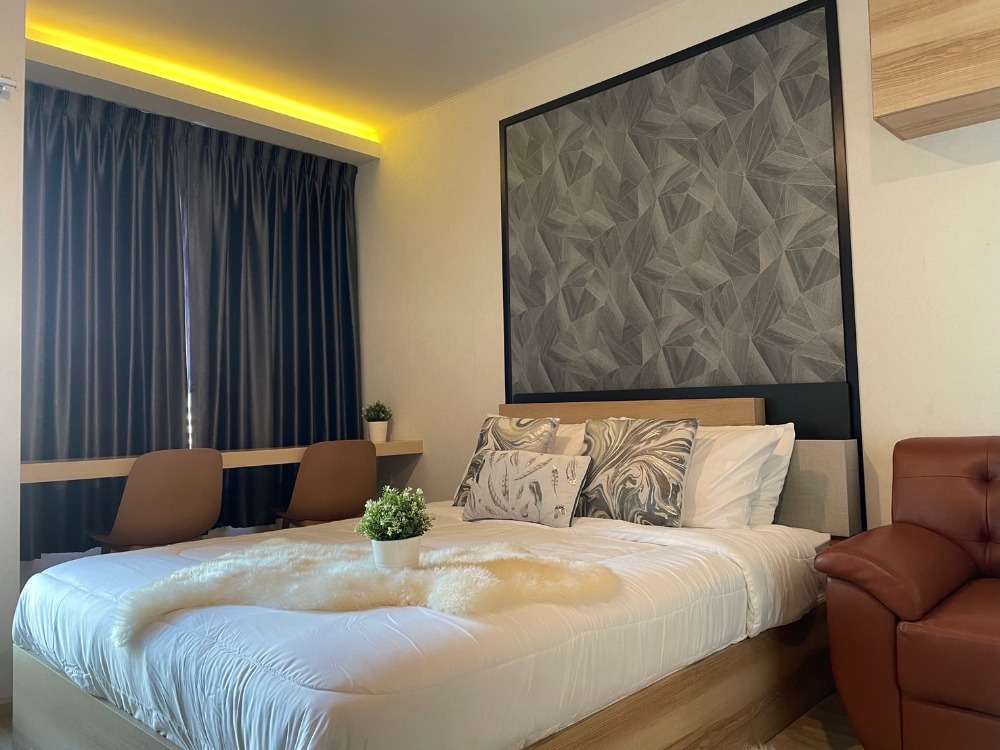 For RentCondoOnnut, Udomsuk : For rent IDEO S93, next to BTS Bang Chak, studio room 27 sq m, beautifully decorated room, fully furnished, ready to move in.