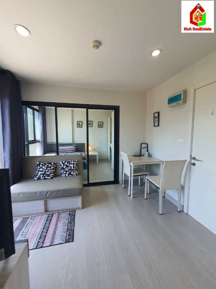 For SaleCondoBangna, Bearing, Lasalle : Selling very cheaply, The Excel Hideaway Condo, size 28 sq m., 1 bedroom, 1 bathroom, 6th floor, beautiful room, fully furnished, near BTS On Nut Station & Bearing station