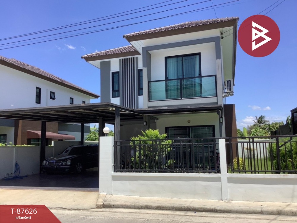 For SaleHouseMin Buri, Romklao : Single house for sale Foresta Village, Nimitmai 40, Minburi, Bangkok