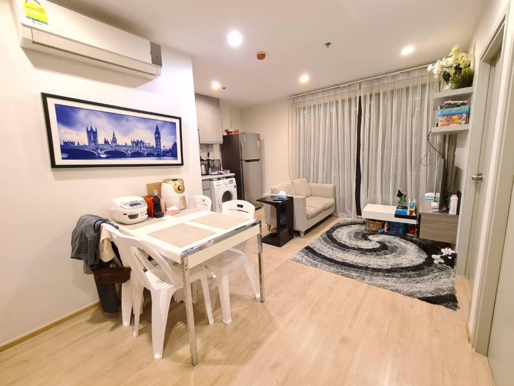 For RentCondoThaphra, Talat Phlu, Wutthakat : For rent Ideo Sathorn-Tha Phra🌷 2 bedrooms🛏️ size 50 sq m🧸 23rd floor🌈 beautiful view Complete furniture and electrical appliances 🛏️ There is a washing machine 🧺