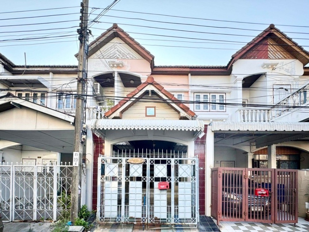 For SaleTownhouseSeri Thai, Ramkhamhaeng Nida : S-HSVR101 for sale Baan Sriwara Ramkhamhaeng 36/1, 2 floors, size 17.4 sq m, usable area 69.6 sq m, 2 bedrooms, 2bathrooms, 3.2 million 063-759-1967