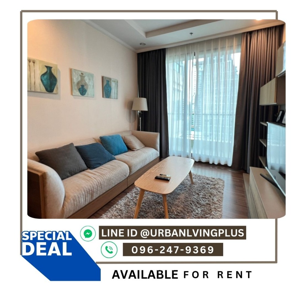 For RentCondoSathorn, Narathiwat : ( U20250201100 ) Tel/Line 096-2479369 FOR RENT SUPALAI ELITE SATHORN - SUANPLU 1 bedroom 53 Sq.M. High Floor BEST Price!!!