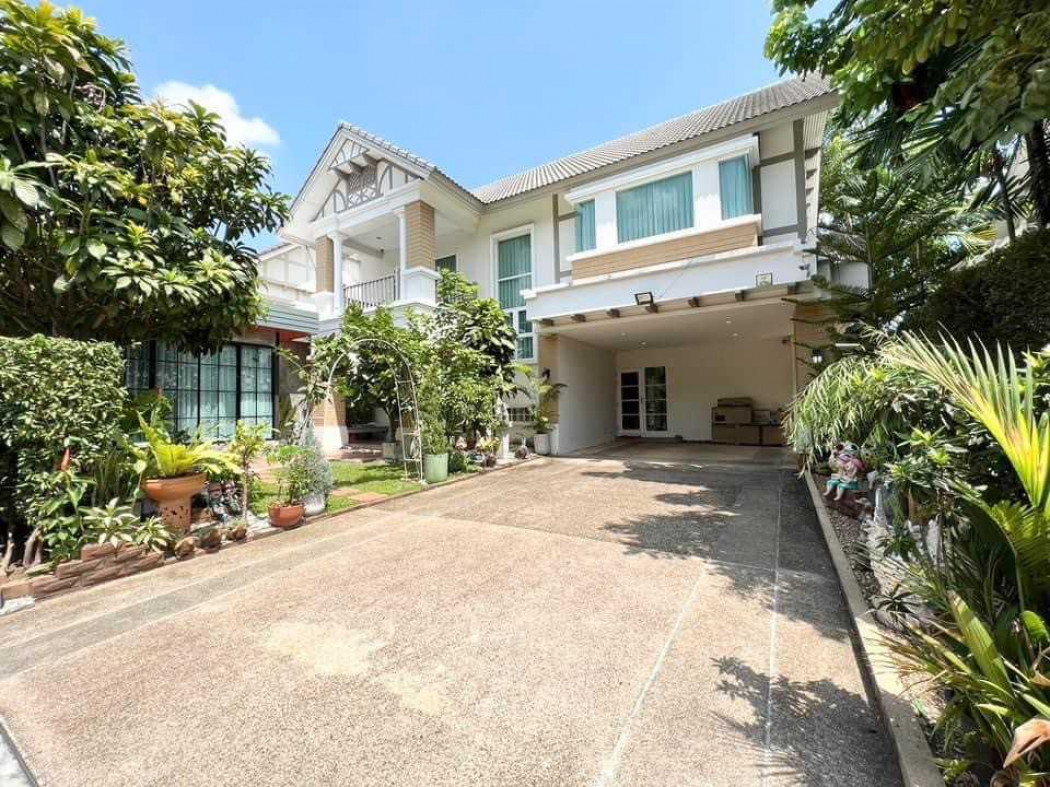 For SaleHouseNonthaburi, Bang Yai, Bangbuathong : House for sale, Latdarom Ratchaphruek-Rattanathibet 2, on Ratchaphruek Road, area 103 sq m, 3 bedrooms, 5 bathrooms, parking for 4 cars in the house