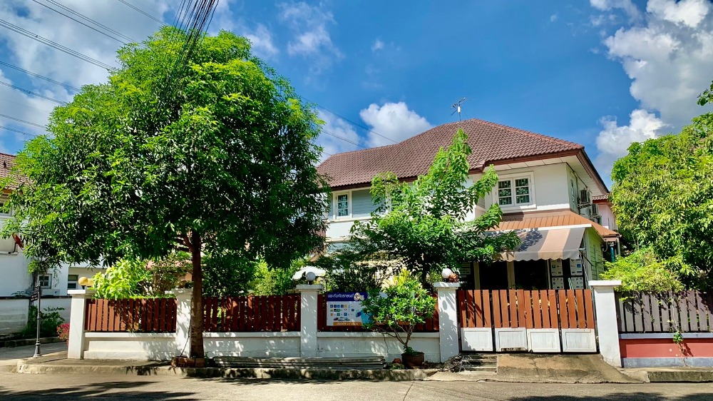 For SaleHousePathum Thani,Rangsit, Thammasat : 2-story detached house for sale, corner house with knock-down house, Sena Grand Home, size 75 square wah, Bang Phun Subdistrict, Mueang Pathum Thani District, Pathum Thani Province