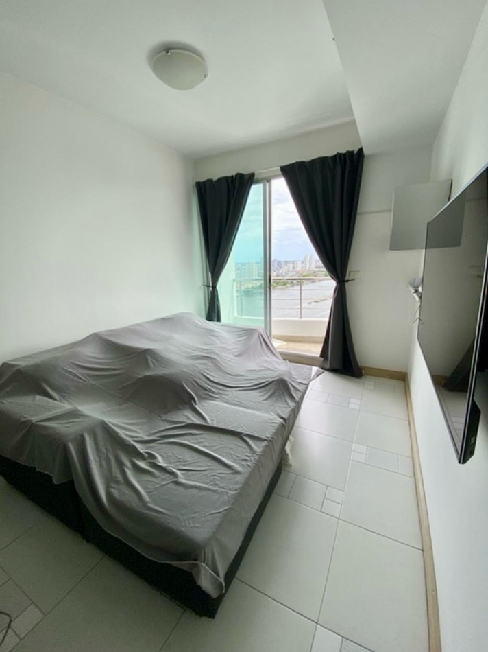 For RentCondoWongwianyai, Charoennakor : Condo For Rent | River View and The Best Price “Supalai River Place Charoen Nakhon” 54 Sq.m. Near BTS Krung Thonburi