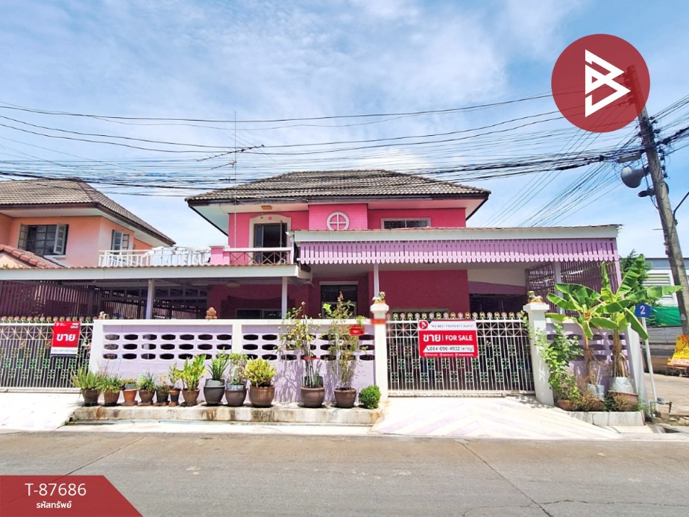 For SaleHousePathum Thani,Rangsit, Thammasat : Single house for sale Khlong Luang Home Place Village, Pathum Thani, ready to move in.