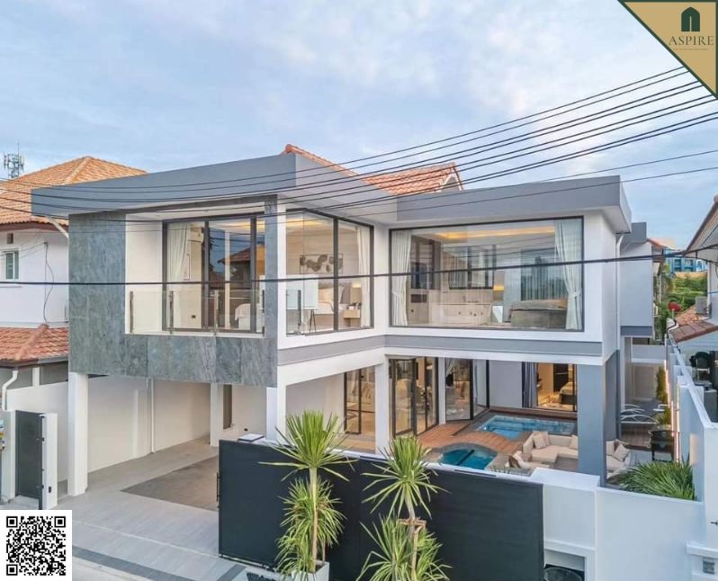 For SaleHousePattaya, Bangsaen, Chonburi : [For Sale] Detached House 2-Storeys Elegant Private in Center of Pattaya