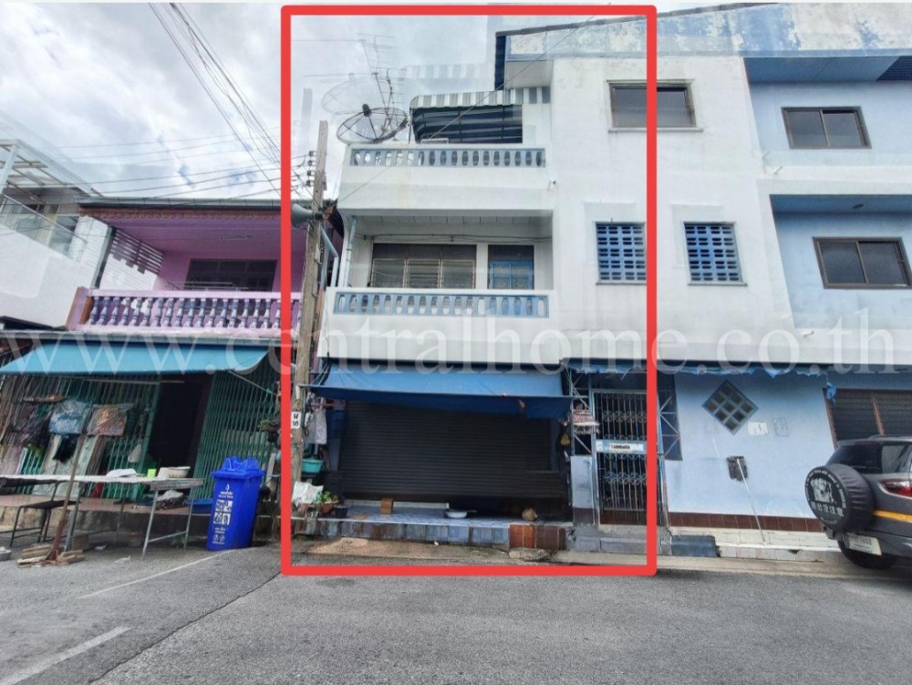 For SaleShop HouseVipawadee, Don Mueang, Lak Si : 3-story commercial building, Thung Song Hong Housing Community, Lak Si, ready to move in.