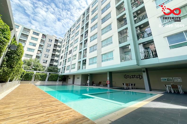 For SaleCondoLadkrabang, Suwannaphum Airport : Condo for sale Lumpini Ville On Nut – Lat Krabang 2, 23.1 square meters, 2nd floor, Sukhumvit Road 77