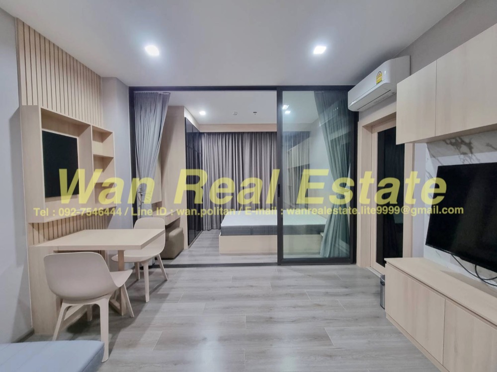 For RentCondoRattanathibet, Sanambinna : For rent: The politan aqua, size 31 sq m., river view, beautifully decorated, complete, ready to move in.