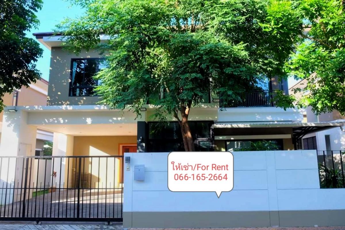 For RentHousePattanakan, Srinakarin : 💥House for rent, ready to move in.o Villa Arcadia Sri Nagarindra o 2 Floor house, area 280 sq m., o land 95 sq m., parking for 2 carso 4 bedrooms, 4 bathrooms, 1 living room, o 2 kitchen *inside and outside