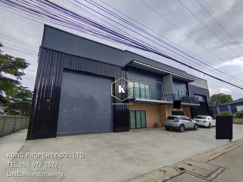 For RentWarehousePathum Thani,Rangsit, Thammasat : Warehouse for rent, Lam Luk Ka, Khlong 4, Pathum Thani, area 470 with office + air conditioning in every room.