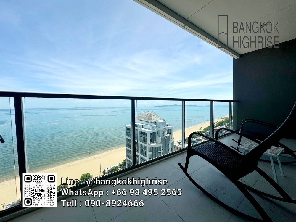 For RentCondoPattaya, Bangsaen, Chonburi : 🔥🔥🔥 For rent Aeras Beachfront Condominium Jomtien Pattaya.