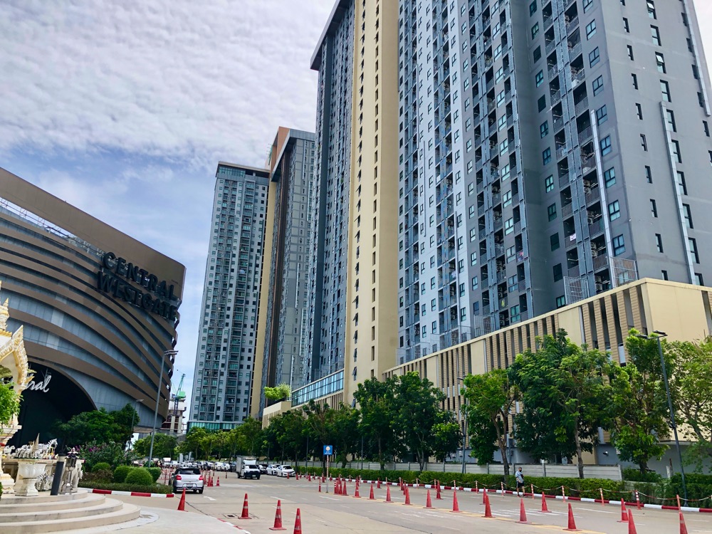 For SaleCondoNonthaburi, Bang Yai, Bangbuathong : 💥💥Plum Condo Central Station Phase 1, 31st floor, next to Central Westgate mall, with tenants.