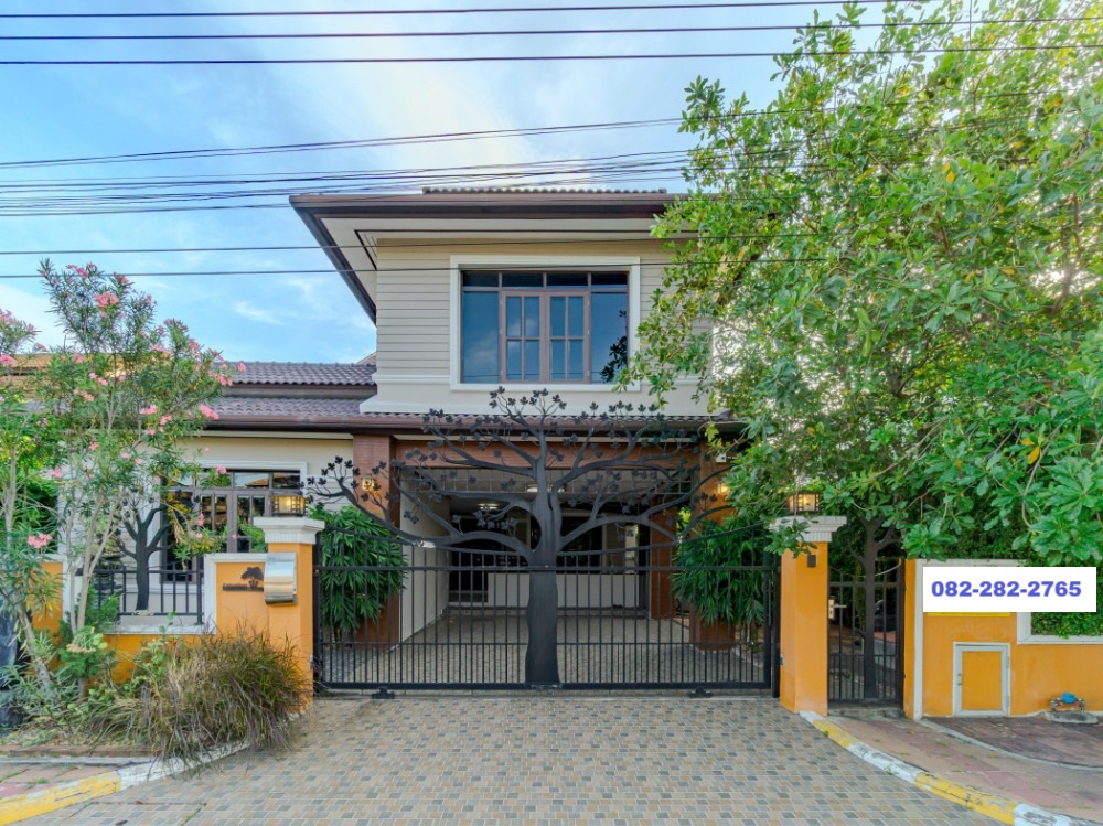 For SaleHouseMin Buri, Romklao : 100 sq m, 3 bedrooms, 3 bathrooms, 2-story detached house, K.C. Natural Ville, Romklao 11