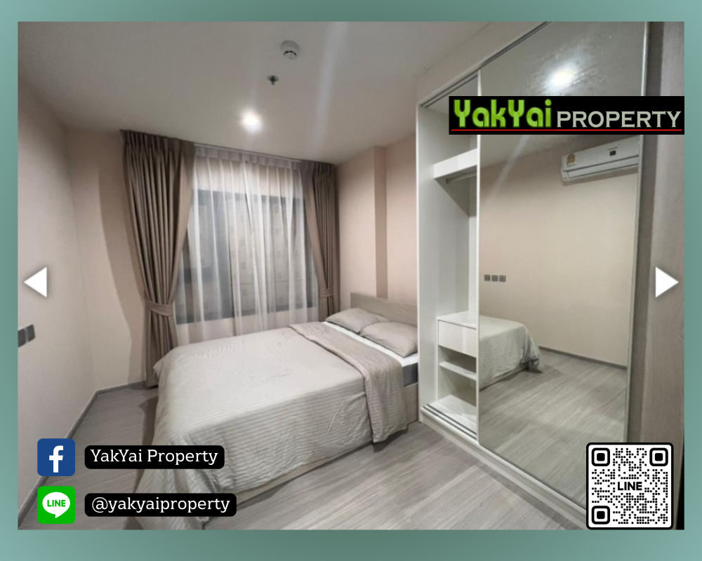 For RentCondoSamut Prakan,Samrong : 🚅 For rent Aspire Erawan Prime next to BTS Erawan 🚈 In front of the project there is a 7-11 ✨ Fully furnished and equipped 🔥 Rental price 12,500 baht 🔥