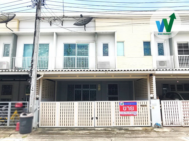 For SaleTownhouseVipawadee, Don Mueang, Lak Si : House for sale, 21 sq m, The Connect Don Mueang-Songprapha, 3 bedrooms, 2 bathrooms, 2 air conditioners, 2 parking spaces, complete extension.