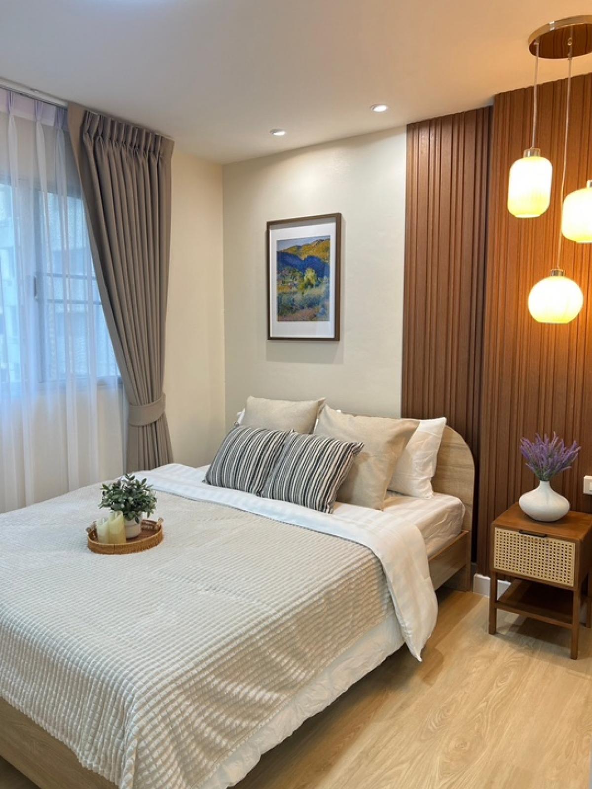 For SaleCondoOnnut, Udomsuk : Beautiful room, riverside, newly renovated