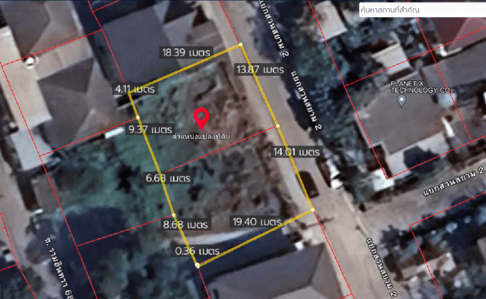 For SaleLandNawamin, Ramindra : Land Suan Siam Intersection / 136 square meters (for sale), Land Suan Siam Intersection / 544 Sqaure Meter (FOR SALE) TAN628