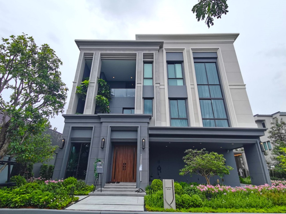 For SaleHousePhutthamonthon, Salaya : ◣ Type Dunstan◥  Mansion 2 storey 4 beds | 104.00 sq.w. 499.00 sq.m. | near The Paseo Park Kanchanaphisek 2 mins, Kanchanaphisek Rd 2 mins,  Thonburi 2 Hospital 7 mins