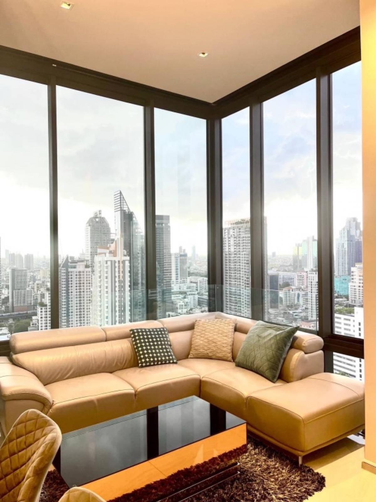 ให้เช่าคอนโดสีลม ศาลาแดง บางรัก : 📢👇Be ready to move in 2 bedrooms , fully furnished , only 350 meters from BTS Chong Nonsi