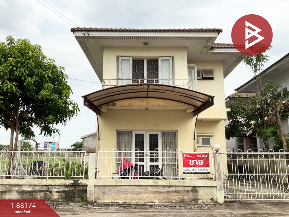 For SaleHouseMin Buri, Romklao : Single house for sale Pensiri Village, Suwinthawong 25, Bangkok