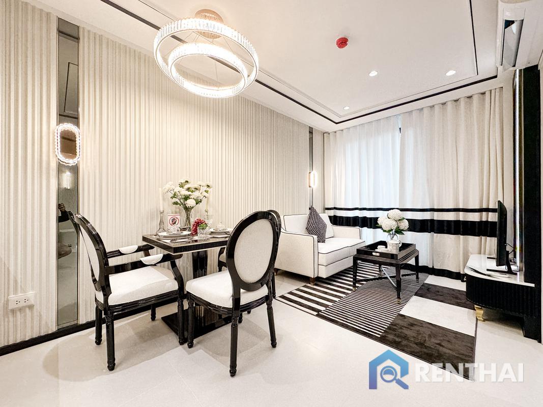 For SaleCondoPattaya, Bangsaen, Chonburi : Fully Furnished 1-bed Condo in Embassy Pattaya - Just 2,79 Thb