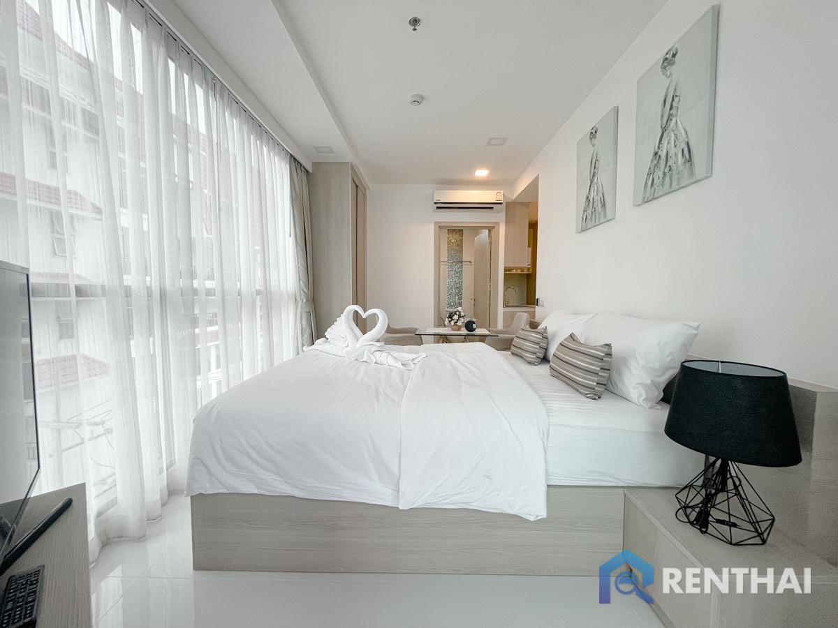 For SaleCondoPattaya, Bangsaen, Chonburi : Fully-Furnished Studio Condo at The Cloud, Pattaya - Pool, Gym, Security, 2.5 mln Thb