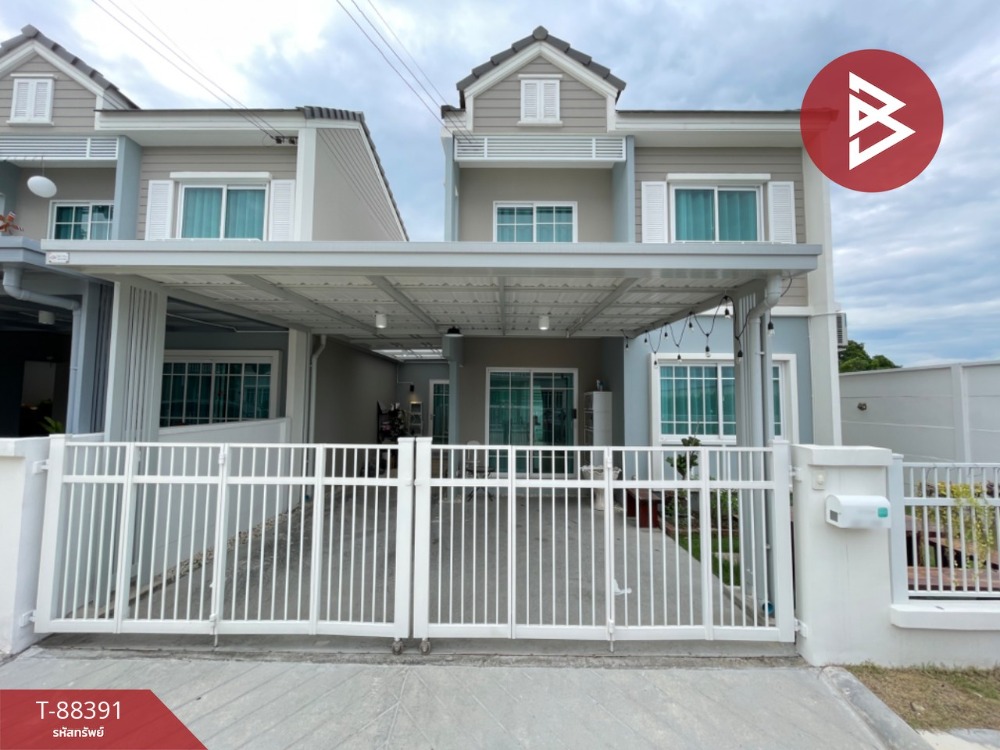 For SaleTownhouseBangna, Bearing, Lasalle : Townhouse for sale, The Village Bangna-Wongwaen 4, Bang Phli, Samut Pakarn.