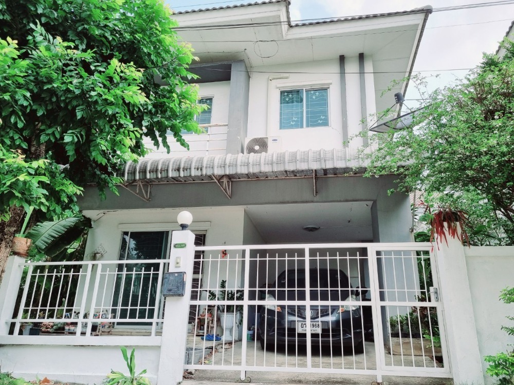 For SaleHouseLadkrabang, Suwannaphum Airport : For sale, 2-storey detached house, LANCEO CRIB ONNUT-SUVARNABHUMI, near Suvarnabhumi Airport, ready to move in, corner house, usable area 126 sq m., 4 bedrooms, good location, convenient transportation, Lat Krabang, Suvarnabhumi Airport,