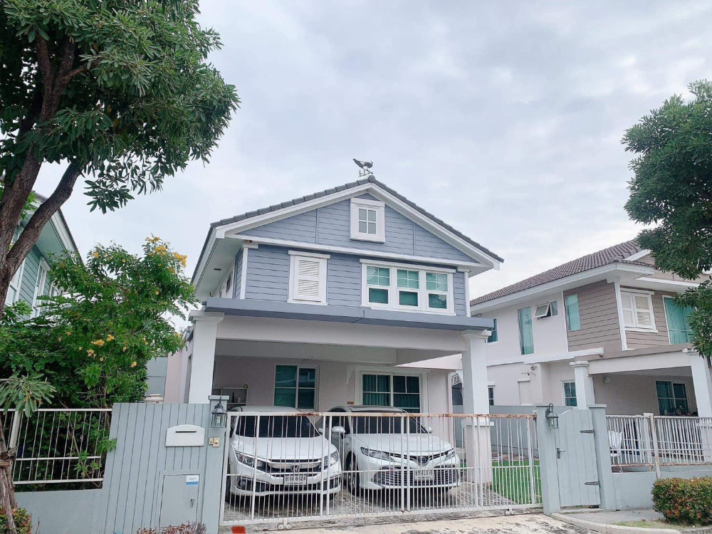 For RentHouseBangna, Bearing, Lasalle : Rent & Sale Chaiyaphruek Bangna KM.7, detached house close to Maga Bangna, Close to Clubhouse