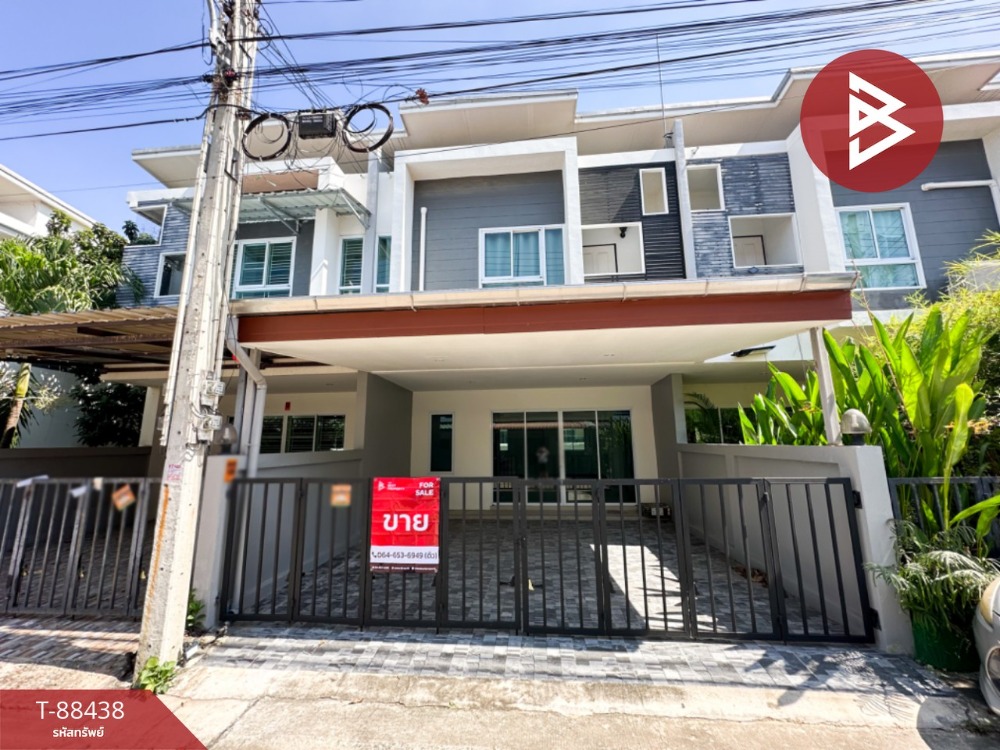 For SaleTownhousePattaya, Bangsaen, Chonburi : Townhouse for sale Arinsiri Village at Sukhumvit, Saensuk, Chonburi, ready to move in.