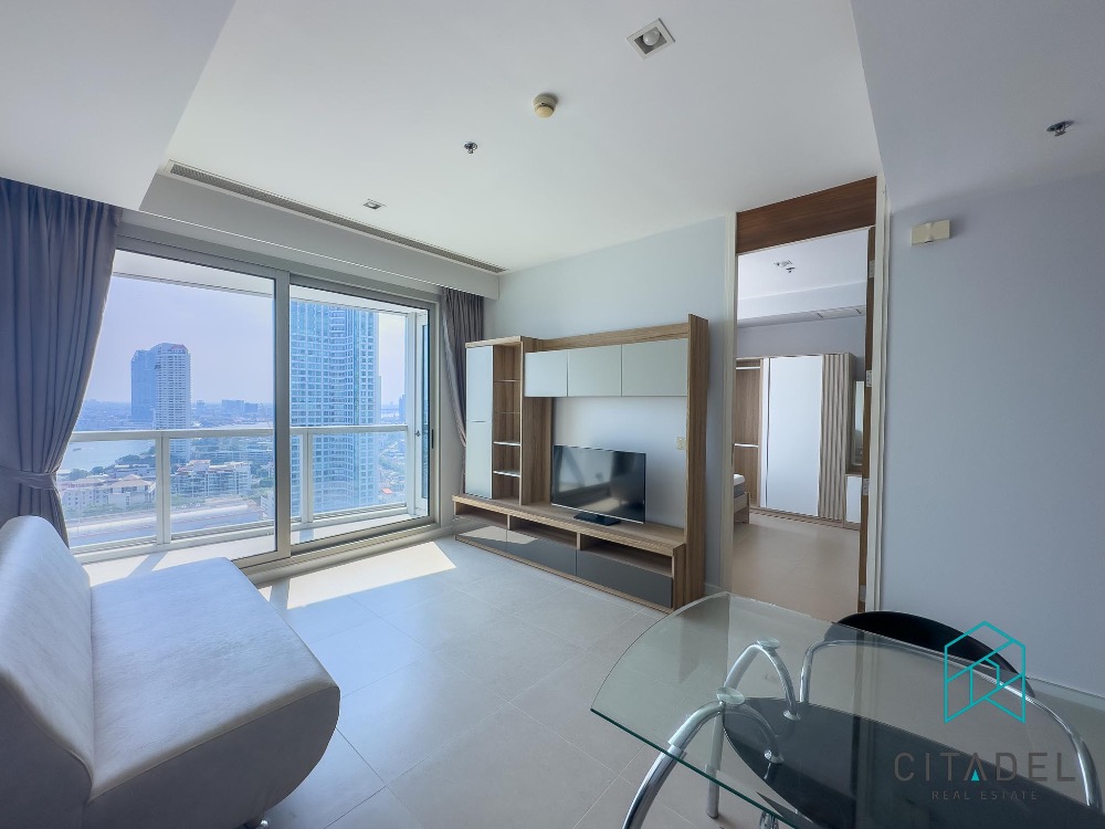 ให้เช่าคอนโดวงเวียนใหญ่ เจริญนคร : The River by Raimon Land - Mid Floor 1 Bed Condo for Rent!