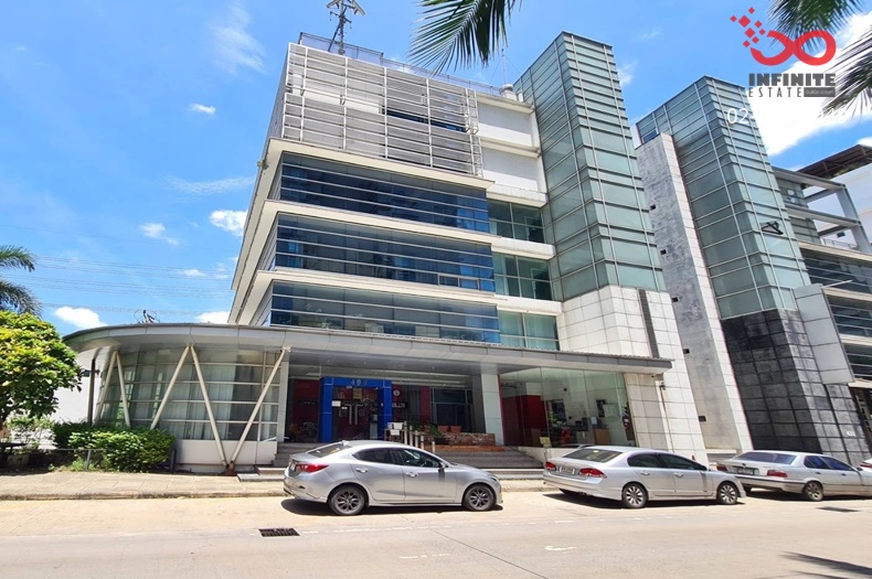 For SaleOfficeNonthaburi, Bang Yai, Bangbuathong : 6-story office for sale, location on Bond Street. Chaengwattana-Pak Kret Road 39, Muang Thong Thani