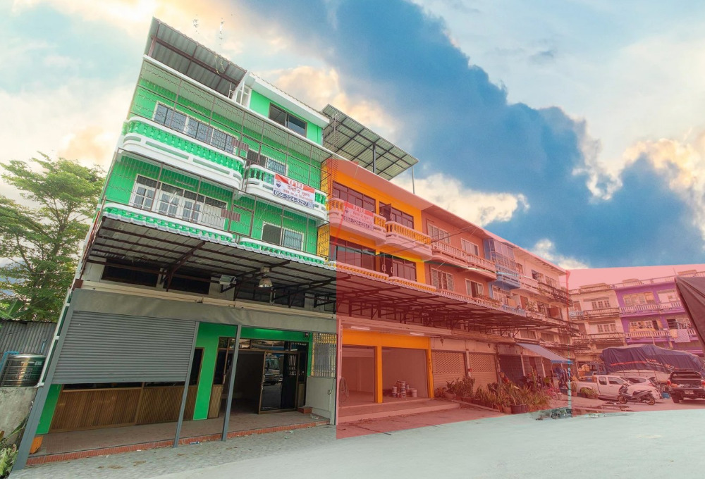 For SaleShop HousePhutthamonthon, Salaya : For sale/rent, 3.5-storey commercial building, Phutthamonthon Sai 3, corner house, near Aksa Road, renovated, frontage 8 meters wide, project next to the main road, ready to use.