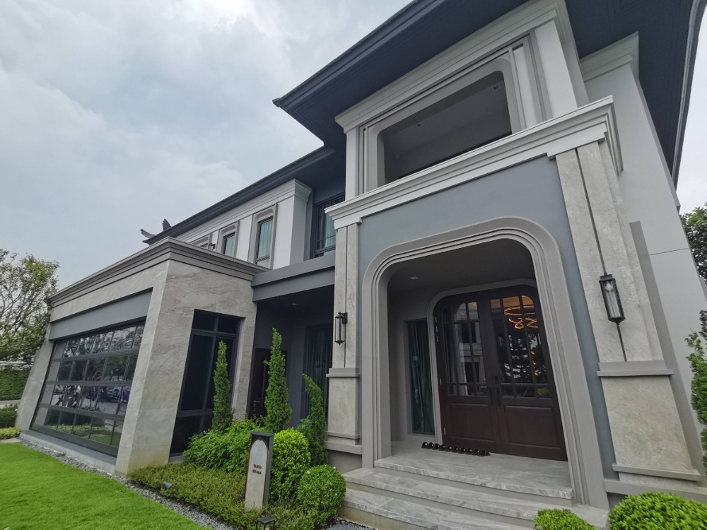 For SaleHouseChaengwatana, Muangthong : ◣ Type (S)◥ Mansion 2 storey 4 beds | 127.10 sq.w. 477.00 sq.m. | near SISB international school 2 mins, Robinson Lifestyle Ratchaphruek 10 mins, The Crystal PTT 10 mins