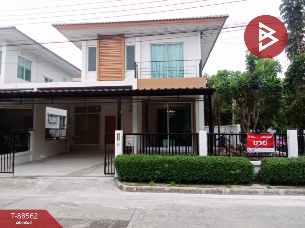 For SaleHouseSamut Prakan,Samrong : Single house for sale Groove Ville Bangna Village, Samut Prakan