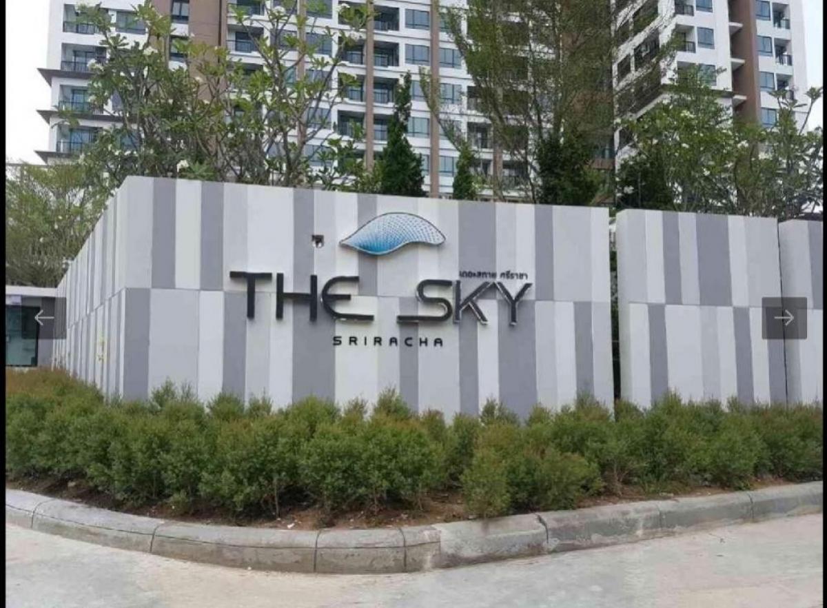 For RentCondoSriracha Laem Chabang Ban Bueng : (RENT) THE SKY CONDO 22ND (TOP) FLOOR FULLY FURNISHED SRIRACHA FOREIGNER WELCOME